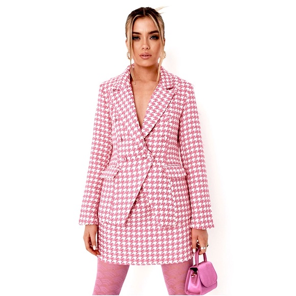 Criscione by Cache Houndstooth Wool Blazer - Picture 3 of 10